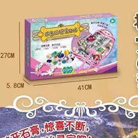Специальные археологические игрушки с драгоценными камнями Дневник для детей, чтобы исследовать творческие головоломки, чтобы копать красочную руду 29 режимов