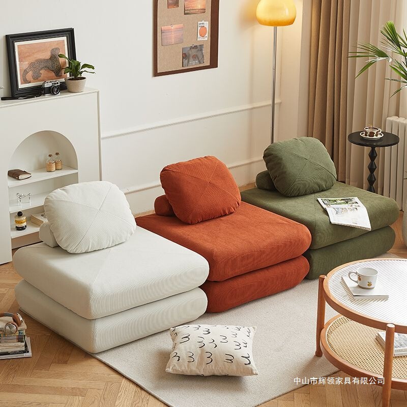 Lazy Tofu Block Sofa Bed Removable and Washable Bedroom Bay Window Balcony Tatami Mochi Futon Cushion Cross-Border Sofa