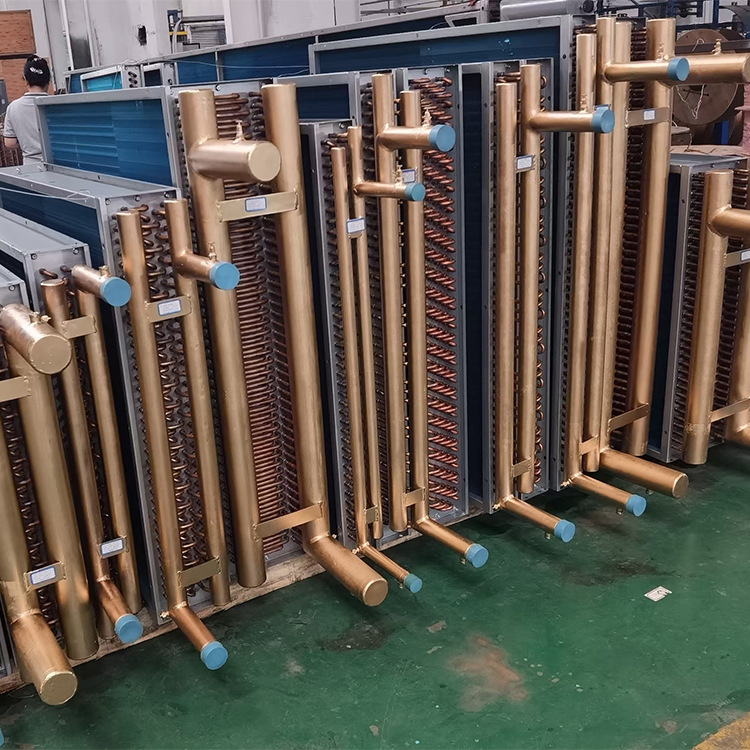 衢州市空调风柜表冷器【来图加工】铝翅片式冷凝器干式盘管散热器