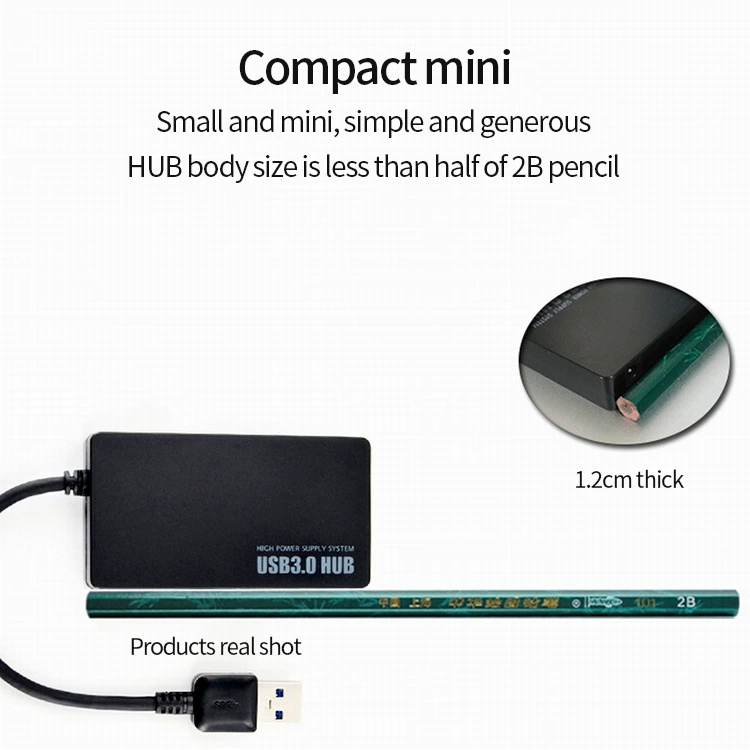 Заводская прямые продажи четырехвый набор USB расширительная док-станция портативная USB ускоренная передача хаб USB 3.0 линия разъединитель