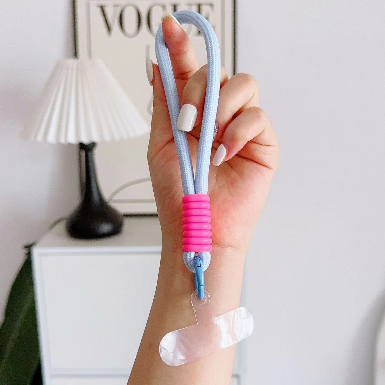 라이트 블루 + 로즈 레드