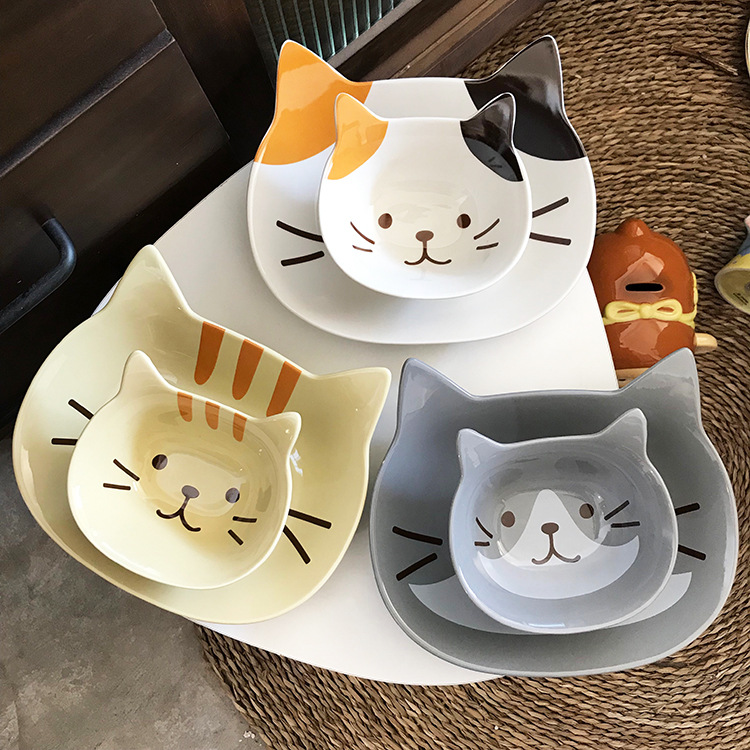 Japanese-style Ceramic Cat's Claw Plate