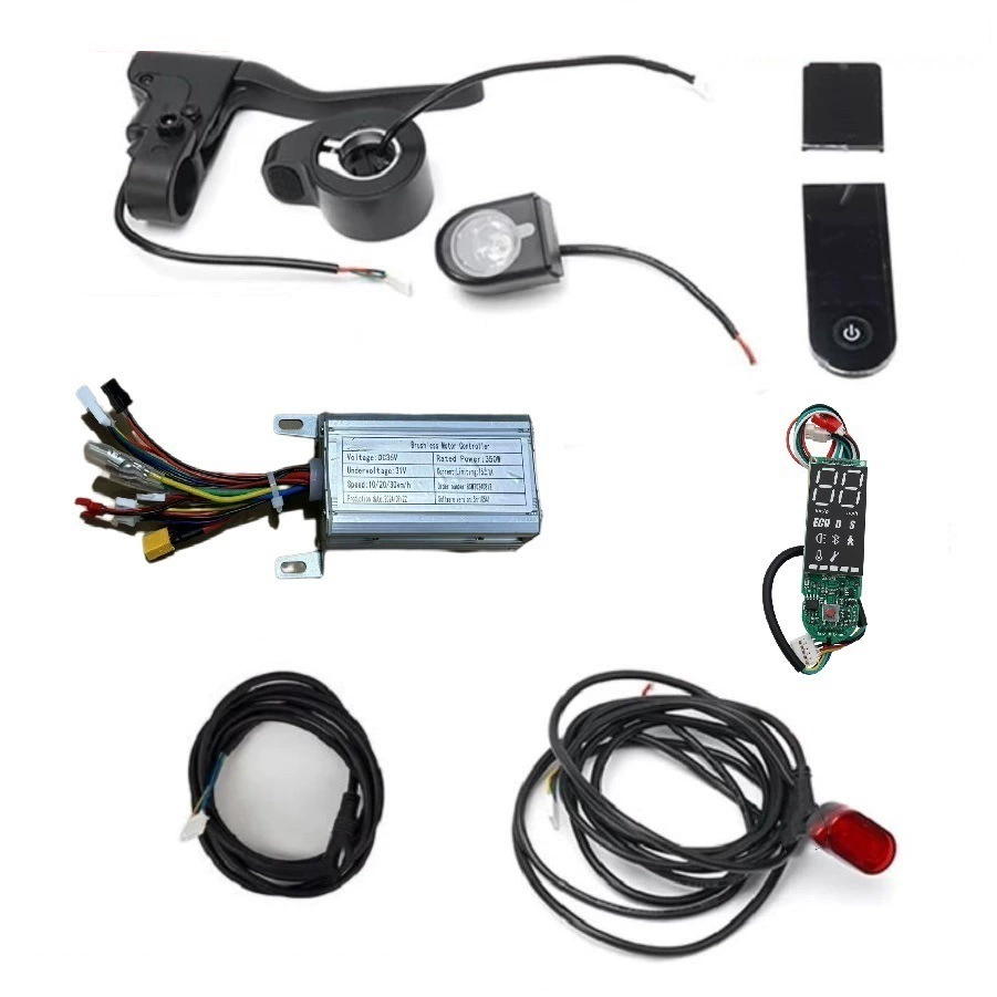 Xiaomi Scooter Аксессуары 36V350W контроллер Bluetooth APP ускоритель переднего света задний тормоз ручной тормоз полный набор