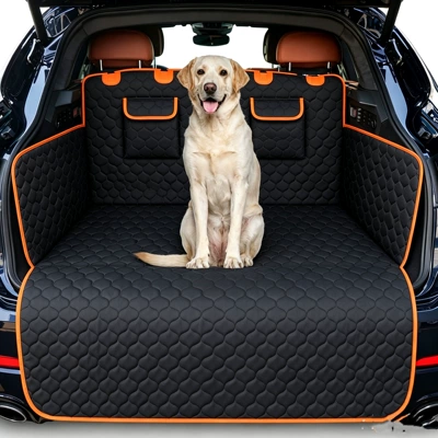 Medium and Large Dogs, Trunk Mat - 600d-plain-weave-fully-composite-trunk-model-black-line-185103