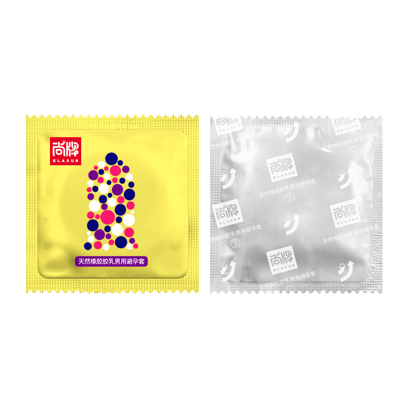 Shangpai Latex Condoms with Hyaluronic Acid Lubrication, Large Particle Texture, 3-Pack — detail image 15
