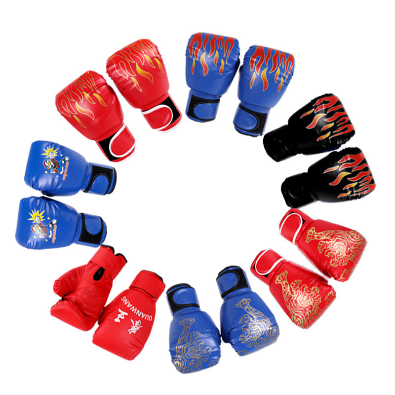 Home Boxing and Sparring Professional Training Fighting Gloves for Boys and Girls, Adult and Children's Gloves, Cross-Border Wholesale