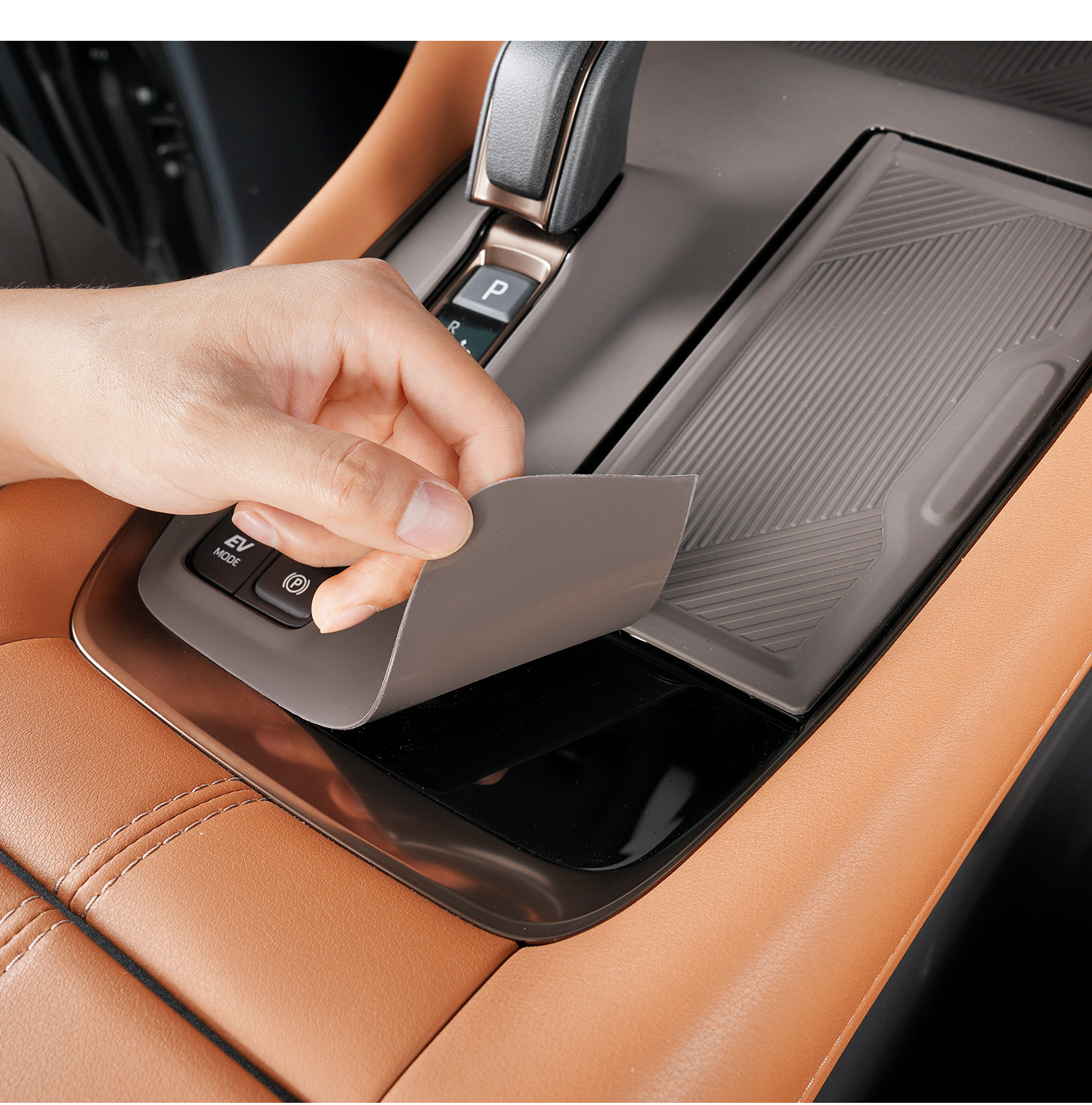 Suitable for 40 Series Alfa Central Control Gear Silicone Pad Alphard Wilfa Wireless Charging Protection Anti-Slip Pad