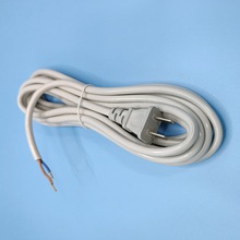 电源线两项插头线2*1平方二插两芯电源线带插头两孔排插线铜包铝