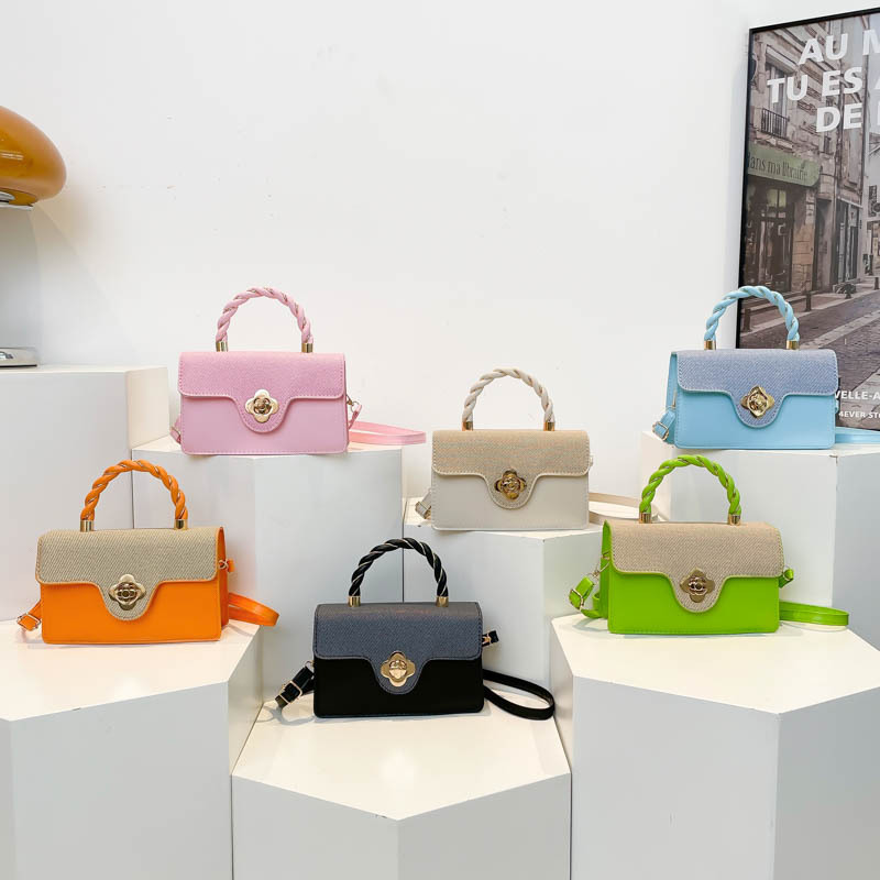 跨境复古优雅商务通勤手拎包包女休闲夏季2025新款时尚单肩斜跨包