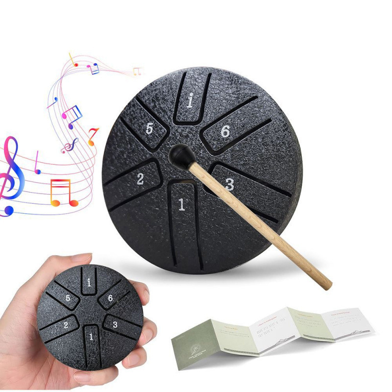 Drum etéreo de pulgada sonido mini pulgada sonido de niños de iluminación estudiantes instrumentos musicales tambor lengua de acero principiantes Aliexpress