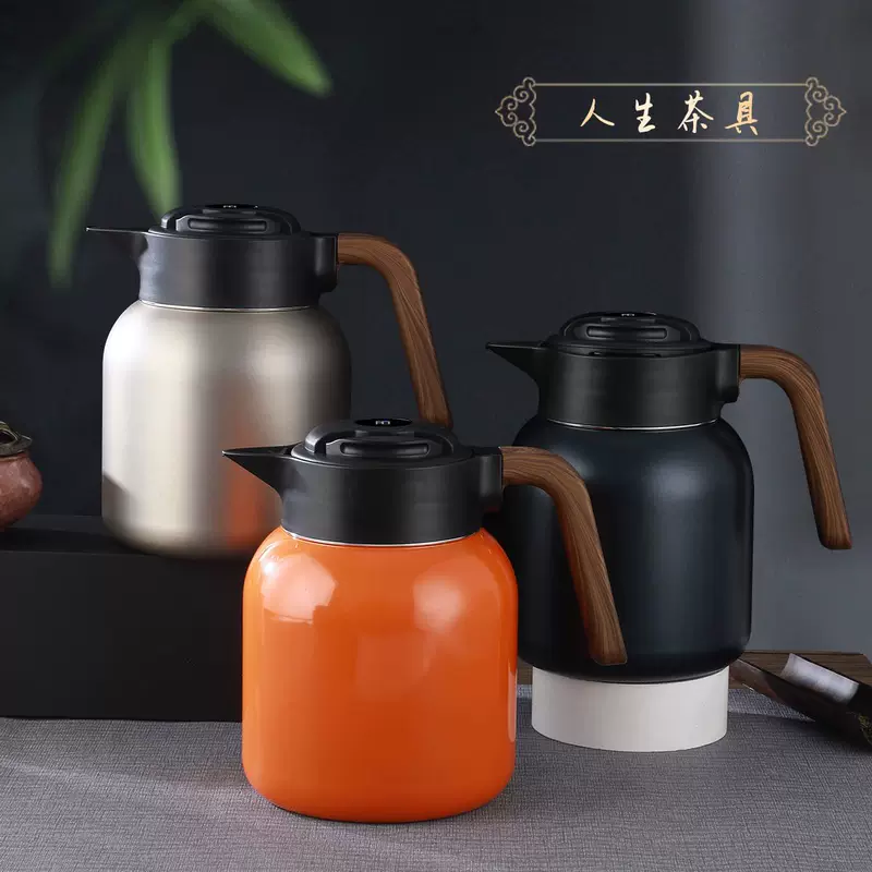 Smart thermos stainless steel, capacious teapot