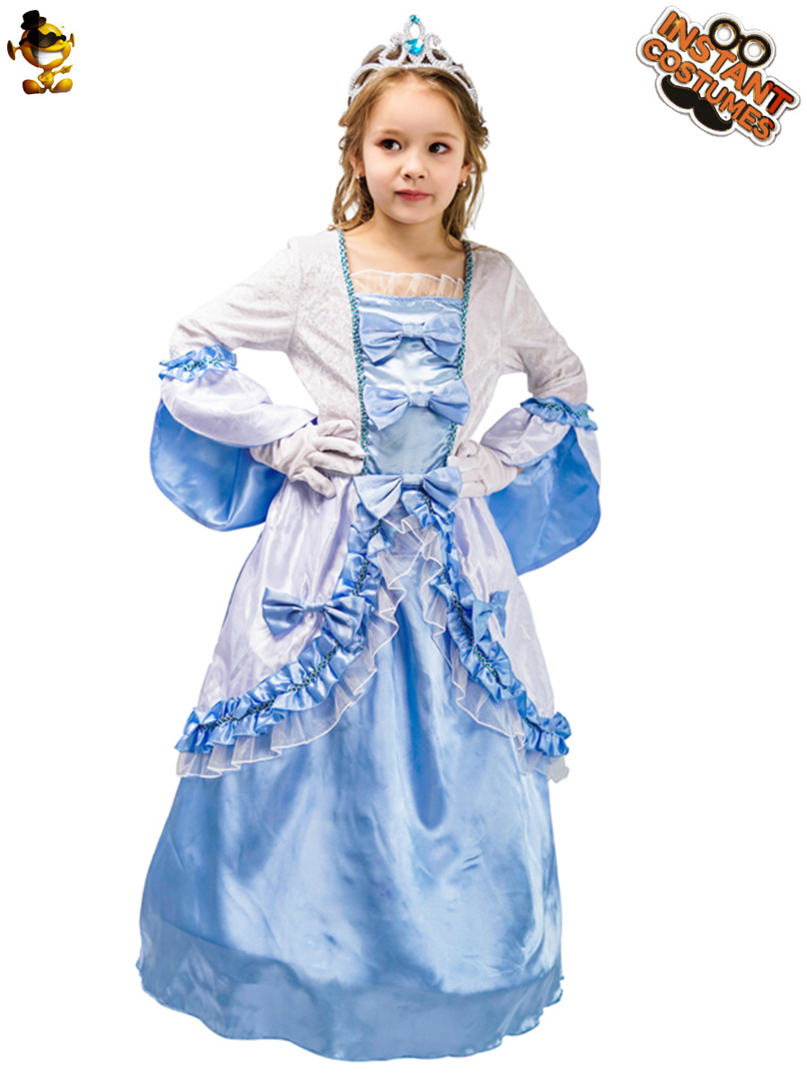 Traje de la princesa de las mujeres europeas y americanas niña rendimiento en la etapa traje niños rendimiento traje cos distribución al por mayor
