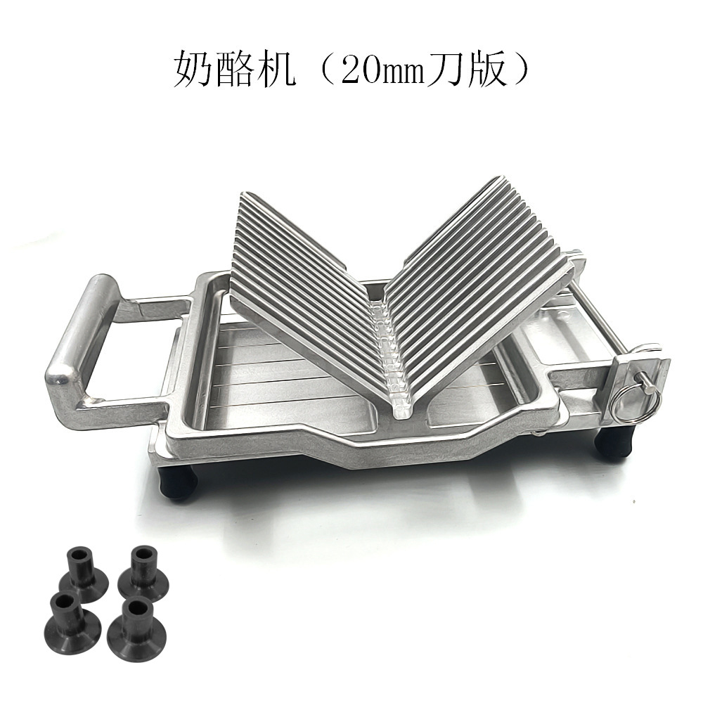 Pan queso Queso rebanadora comercial 304 cuchillo de acero inoxidable queso tostado multifunción manual rebanadora