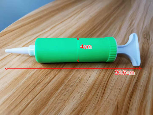 Wholesale factory price mini hand-pushed inflatable air pump, balloon inflating toy, portable pool inflating pump
