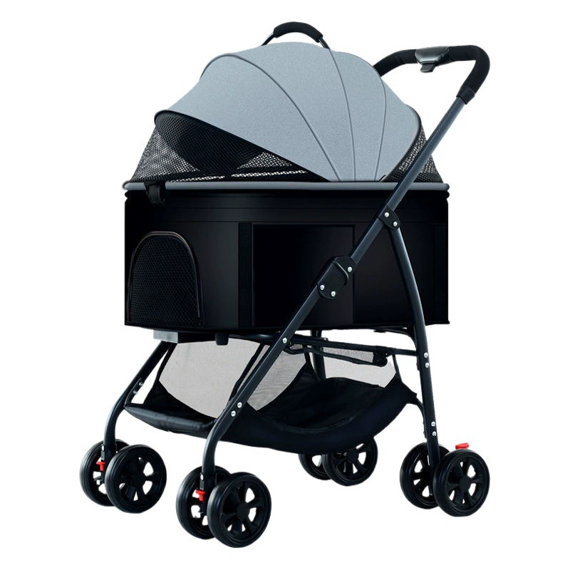 Новый автомобиль для домашних животных легкий складной автомобиль для щенков специальный выгул собак Детские средние маленькие собаки кошки исходящие принадлежности