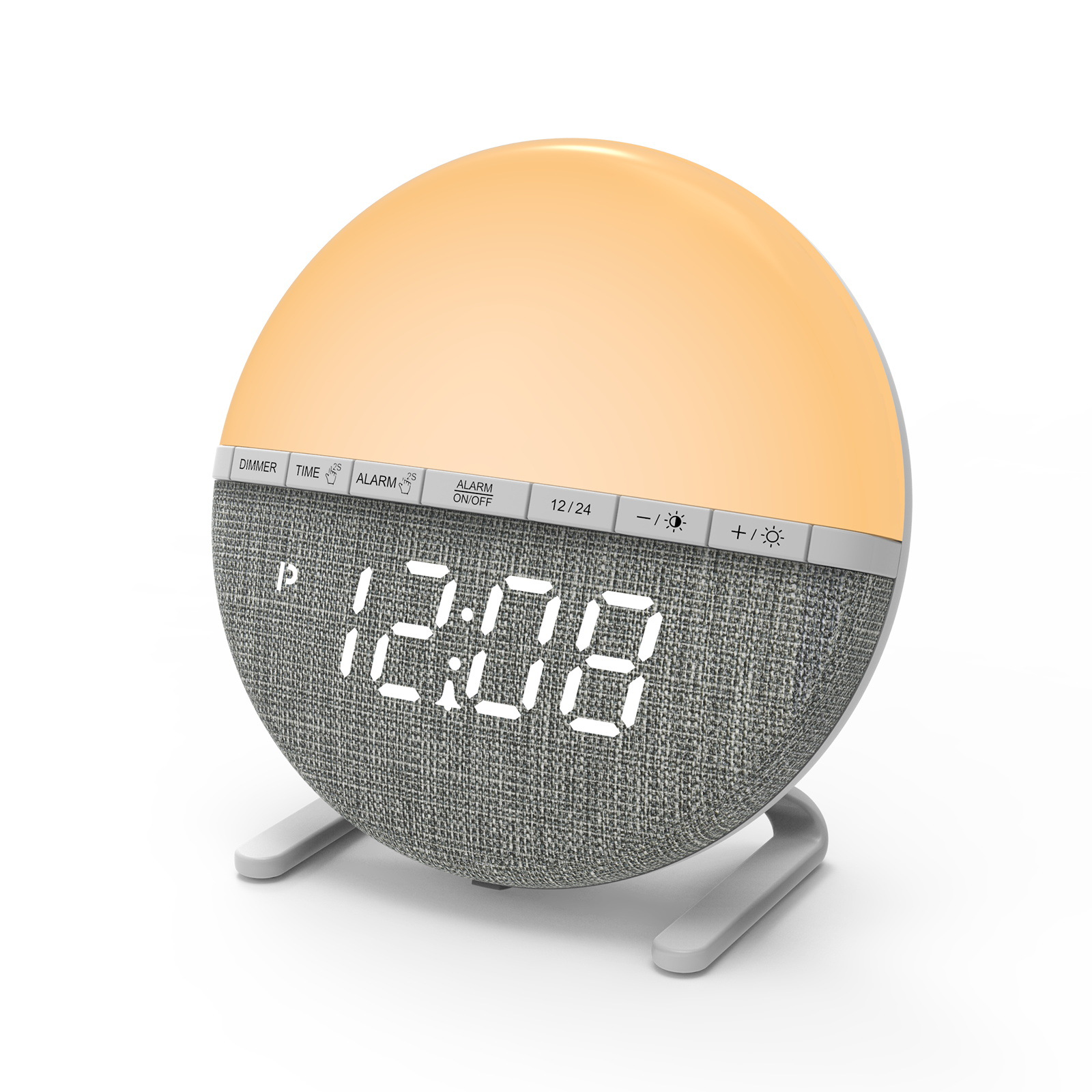 Hot Selling Amazon Sunrise Wake-Up Clock Sleep Atmosphere Light Alarm Clock Student Wake-Up Sunrise Wake-Up Light Clock