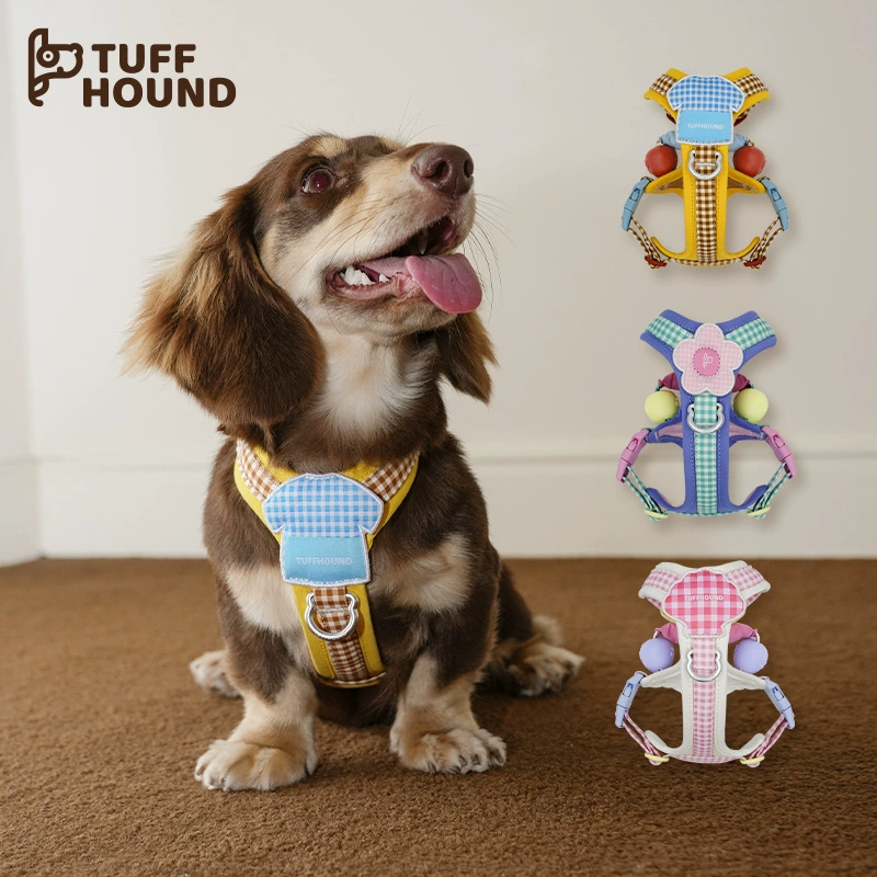 Tuffhound Dog Leash for Small and Medium-Sized Dogs Explosion-Proof Chest Harness Corgi Vest Style Dog Walking Leash