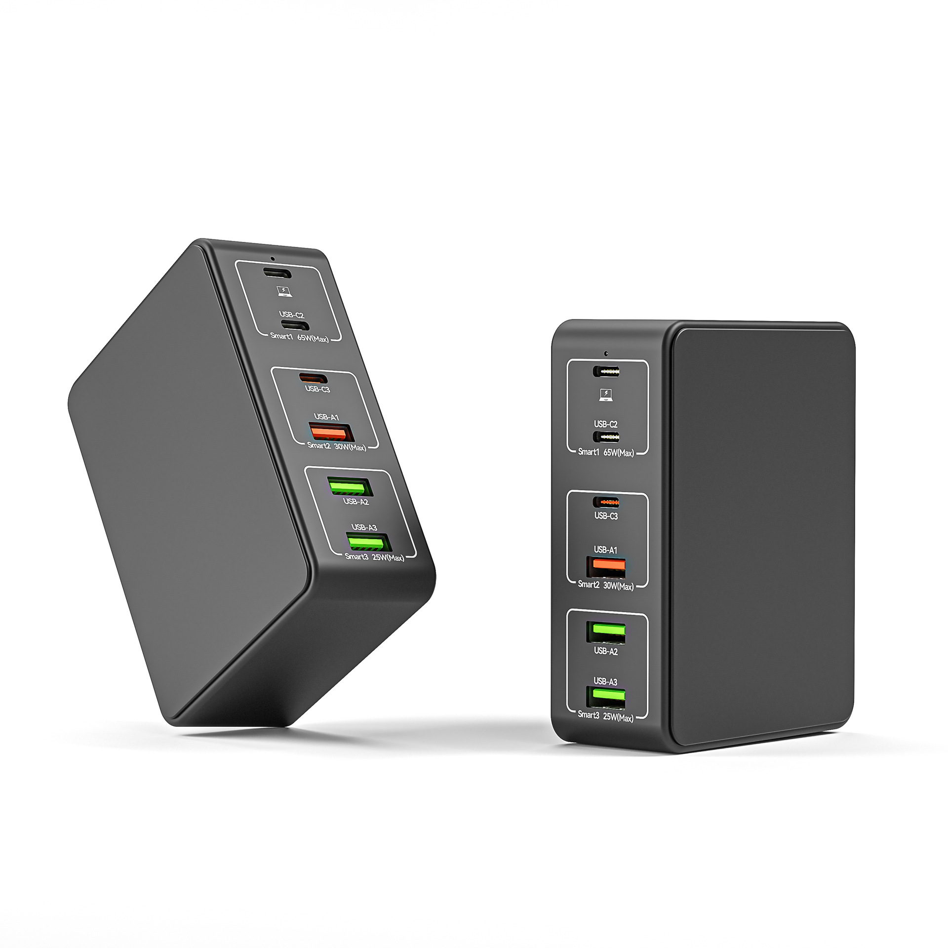 Transfronteriza Venta caliente multifuncional 120W de alta potencia PD carga rápida USB multi-Puerto teléfono móvil cargador de la computadora cabeza de carga