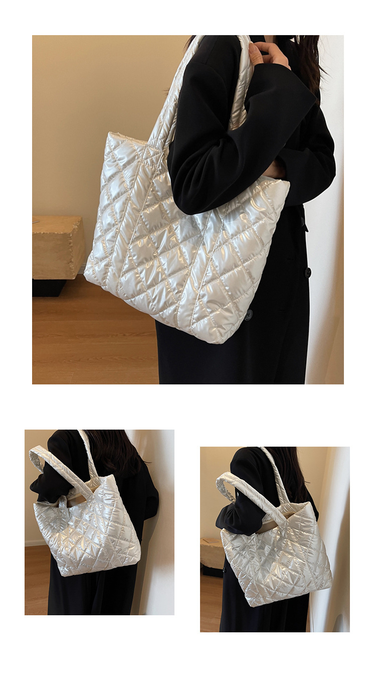 Nuova borsa da donna di grande capacità, alla moda e semplice, monospalla, borsa da ascella, borsa da viaggio versatile a forma di diamante, borsa tote a mano_voghion.com