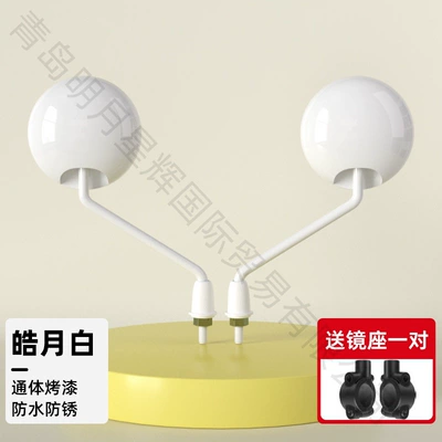 Other Electric Vehicle Accessories | accessories - haoyue-white-the-whole-body-is-painted-waterproof-and-rust-proof-a-pair-of-mirror-holders