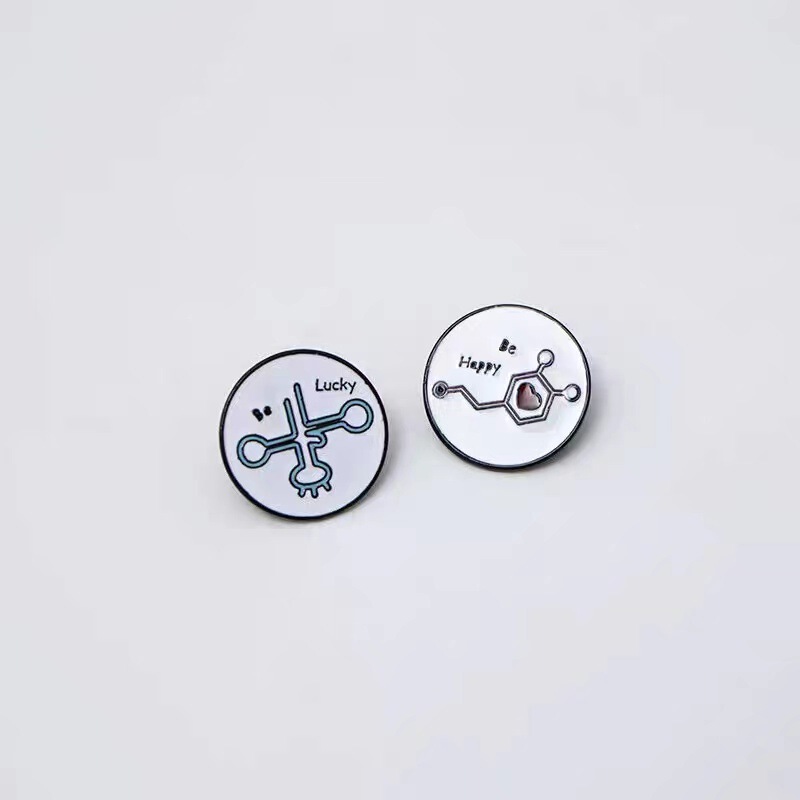 biological elements brooch transport rna dopamine molecular chemical elements science students all-match metal badge biological elements brooch transport rna dopamine molecular chemical elements science students all-match metal badge
