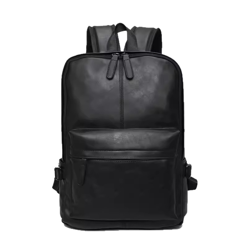 Bolso de viaje de los hombres ocasionales bolso de los hombres de moda mochila estudiante de secundaria estudiante Mochila De Cuero PU moda estilo coreano mochila
