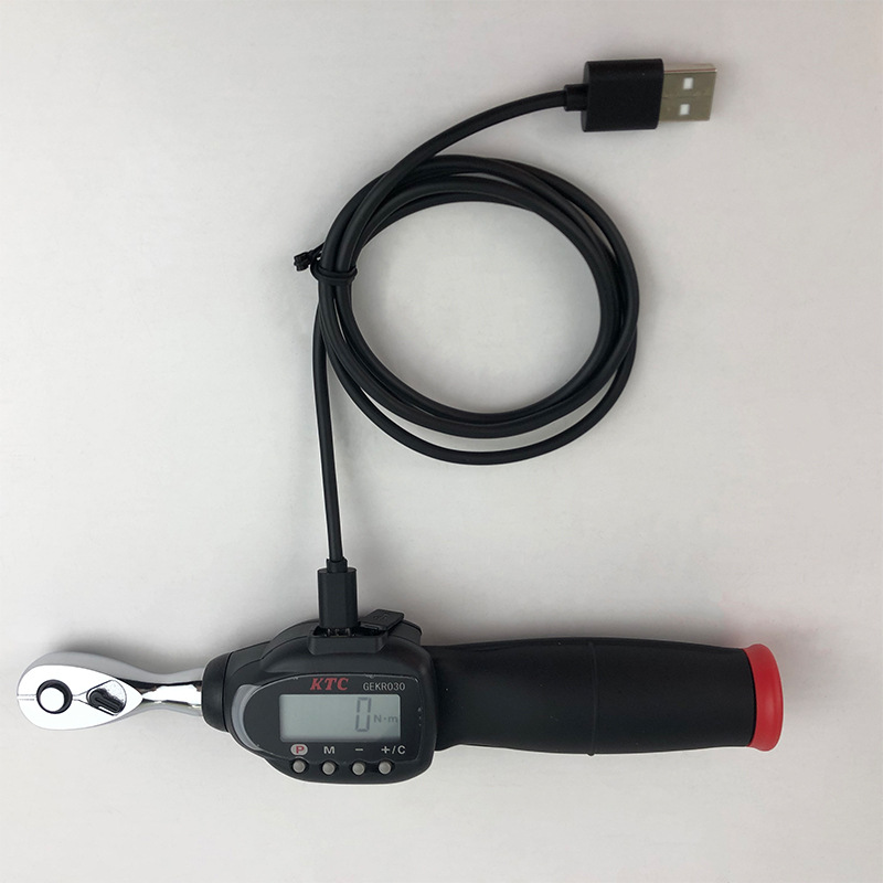 日本进口KTC数显式棘轮扳手GEKR030-R2 GEKR085-R3原装可充电扳手