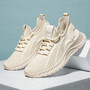 Women's Shoes, Autumn Hot-Selling Cross-Border Shoes, Large Size Women's Shoes Wholesale, Fly-Knit Breathable Mesh Shoes, Casual Sports Shoes