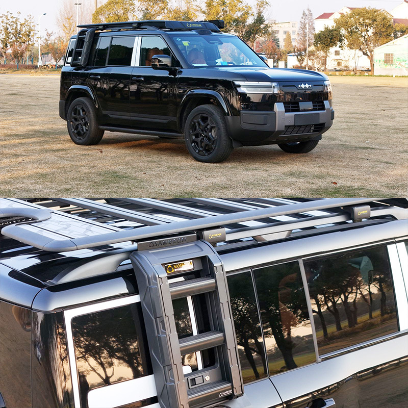 Equation Leopard Titanium 7 Roof Rack, Roof Box, Ladder, Original Factory Outdoor Off-Road Vehicle Modification, Flat Roof