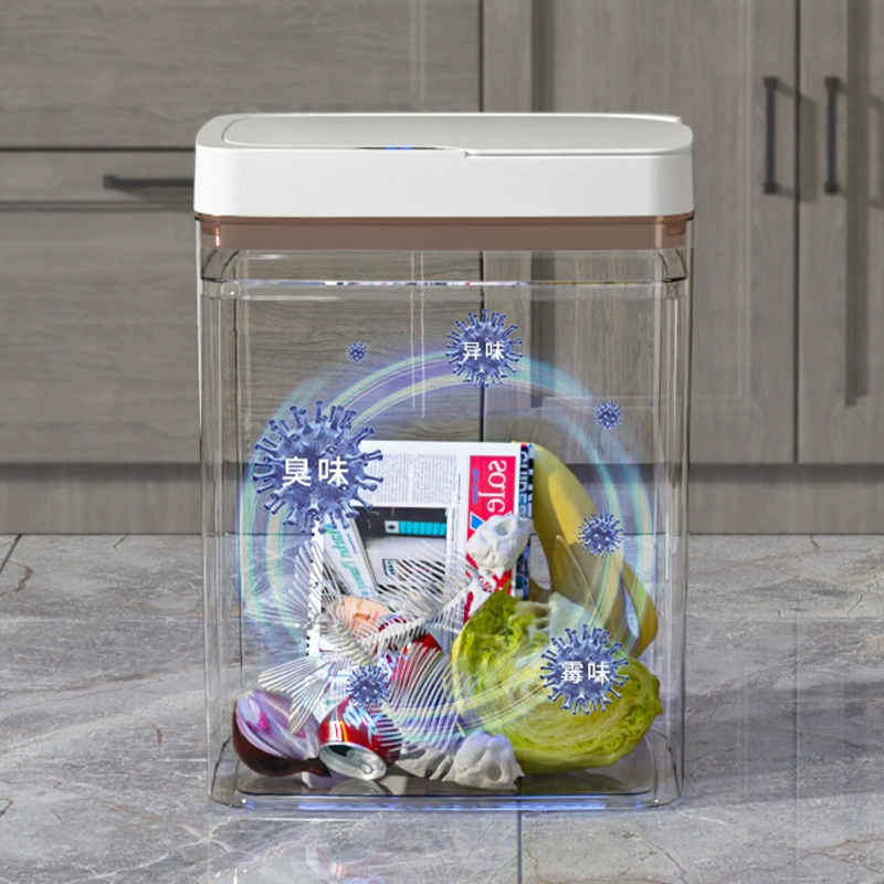 Induction smart garbage can, big storage system