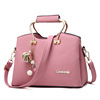 Summer bag strap, capacious fashionable one-shoulder bag, European style