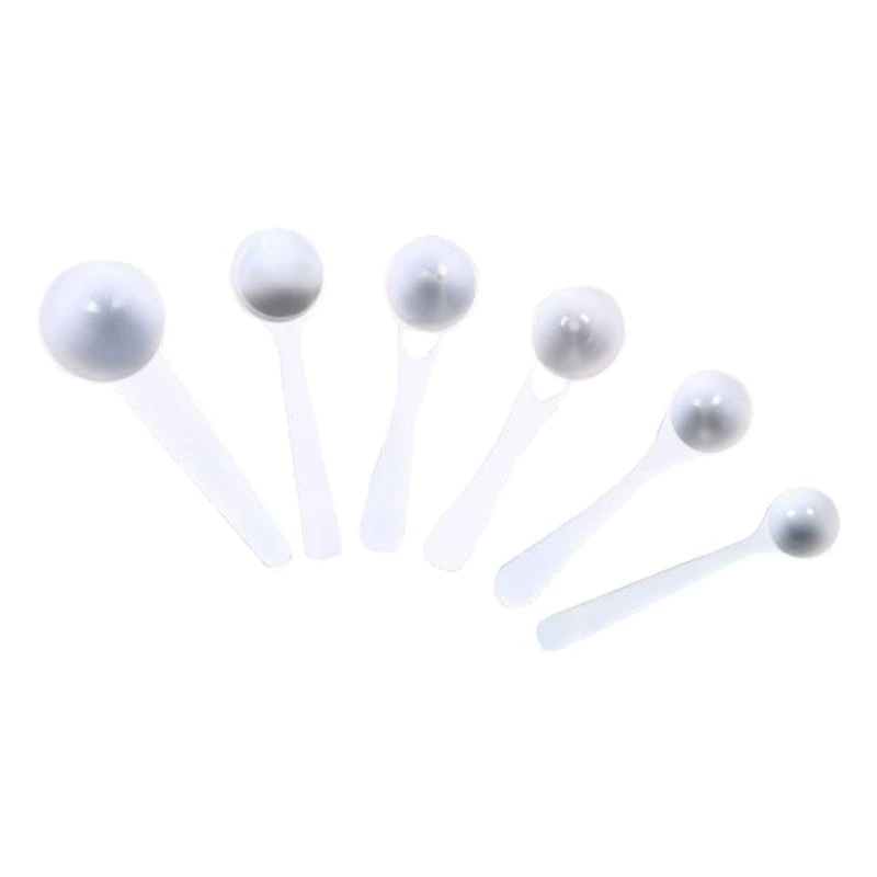 Оптовая продажа 1g3g4g5g10g15g мерная ложка маленькая ложка количественная ложка пластиковая ложка в индивидуальной упаковке