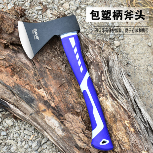 Ax for Splitting Firewood, Outdoor Woodworking Hand Ax, Forged Steel Bone Chopping Knife, Tree Chopping, Firewood Chopping, Small and Large Mountain Ax