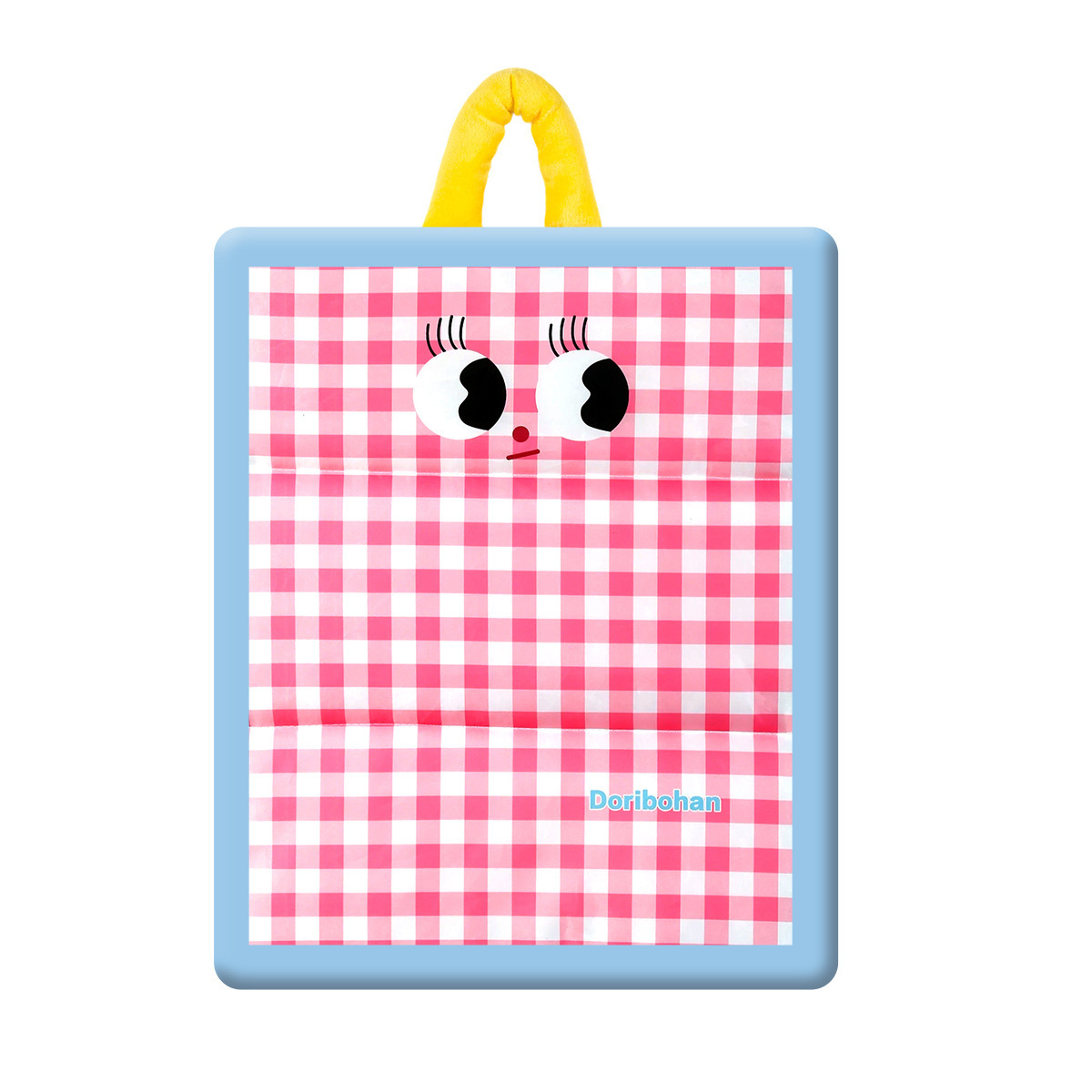 파스텔 블루 버블 아이스 [양면 사용, 접이식 수납] 세탁기 사용 가능 S-38*48