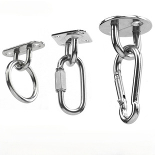 304 Stainless Steel Ceiling Hook Ceiling Fan Hook Sandbag Hook Lamp Hook Fixed Hook U-Shaped Load-Bearing Ring Hook