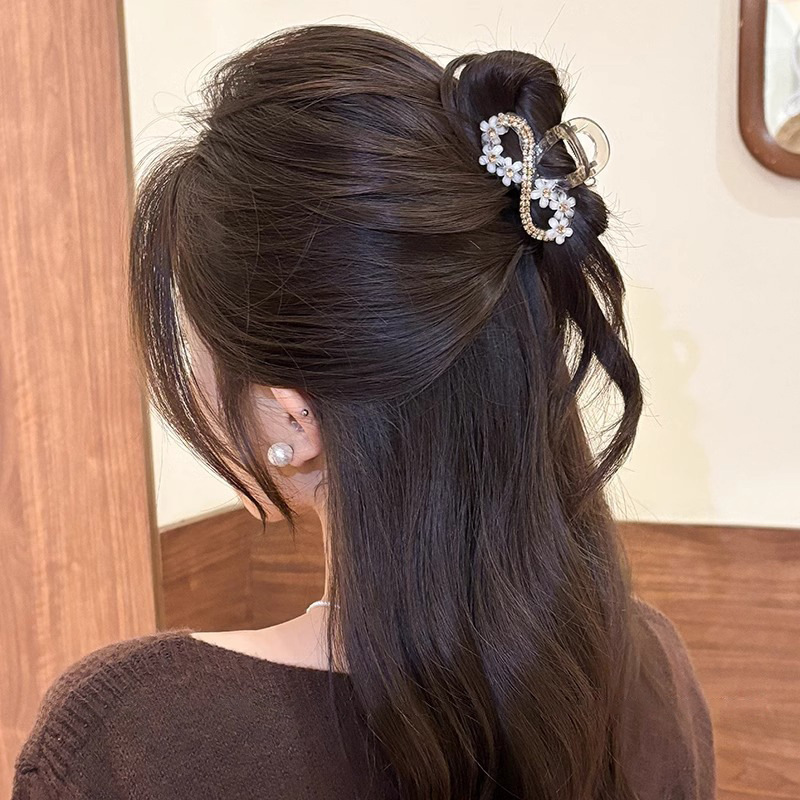 ドーパミンコントラストカラーグリッパー女性のかわいい多用途ヘアピン韓国スタイルのハイエンドヘアピン 2025 新しいアクリルヘアアクセサリー|undefined