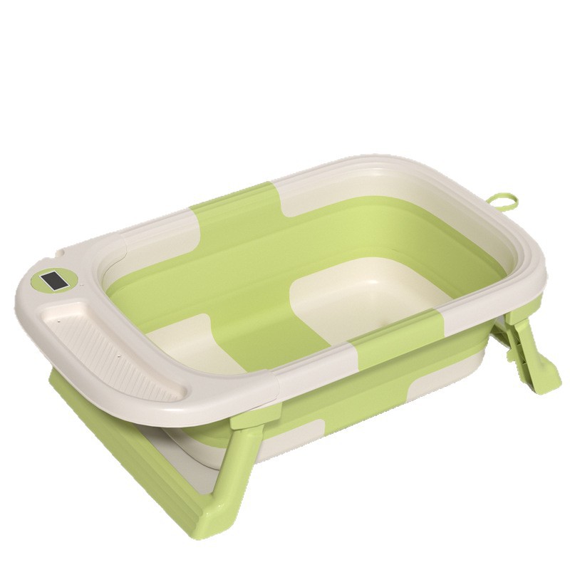 Bañera Plegable para Bebés de 0 a 3 Años, Plástico, Portátil, para Viajes