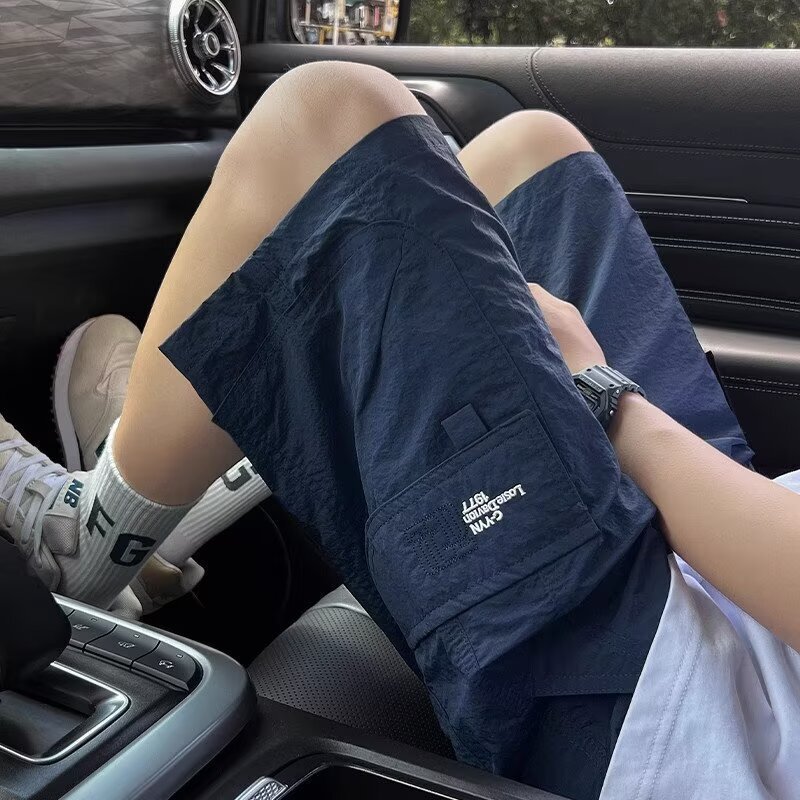Summer New American-Style Men's Shorts Trendy Brand Thin Design Niche Loose Large Size Sports Casual Five-Point Pants