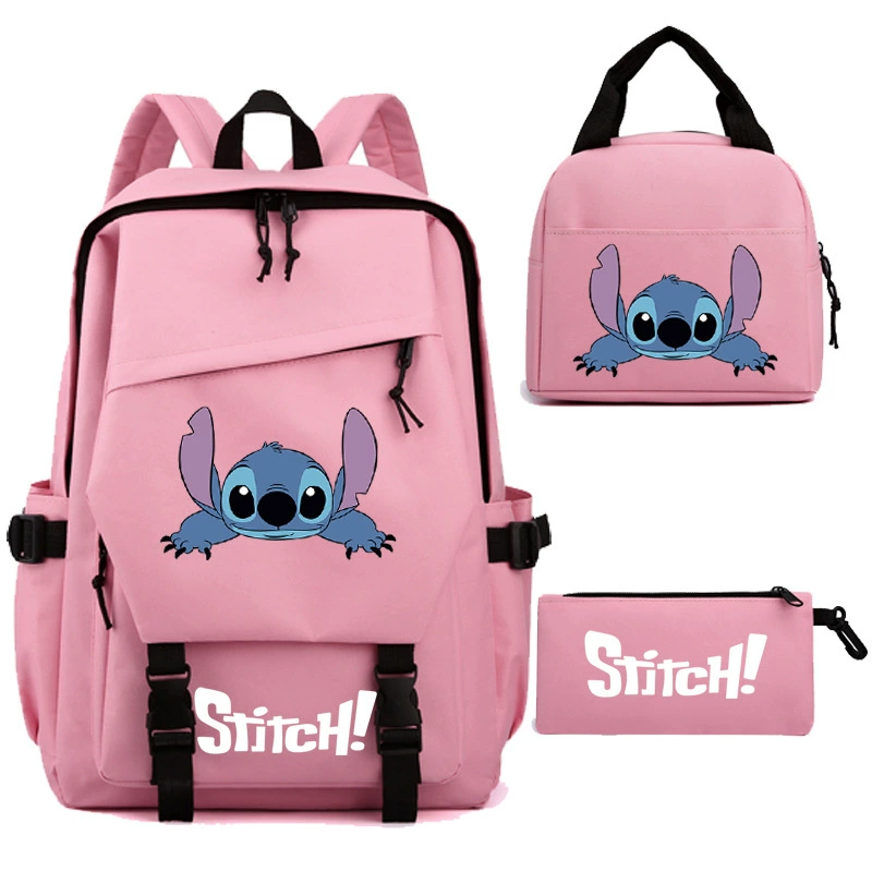 Рюкзак Stitch Star Baby Stidi, сумка для риса и ручка, студенческие сумки, сумки из трёх частей