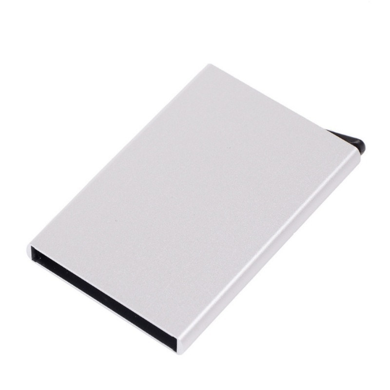 Caja organizadora de tarjetas, almacenamiento antideslizante y antirrobo para tarjetas de visita y crédito