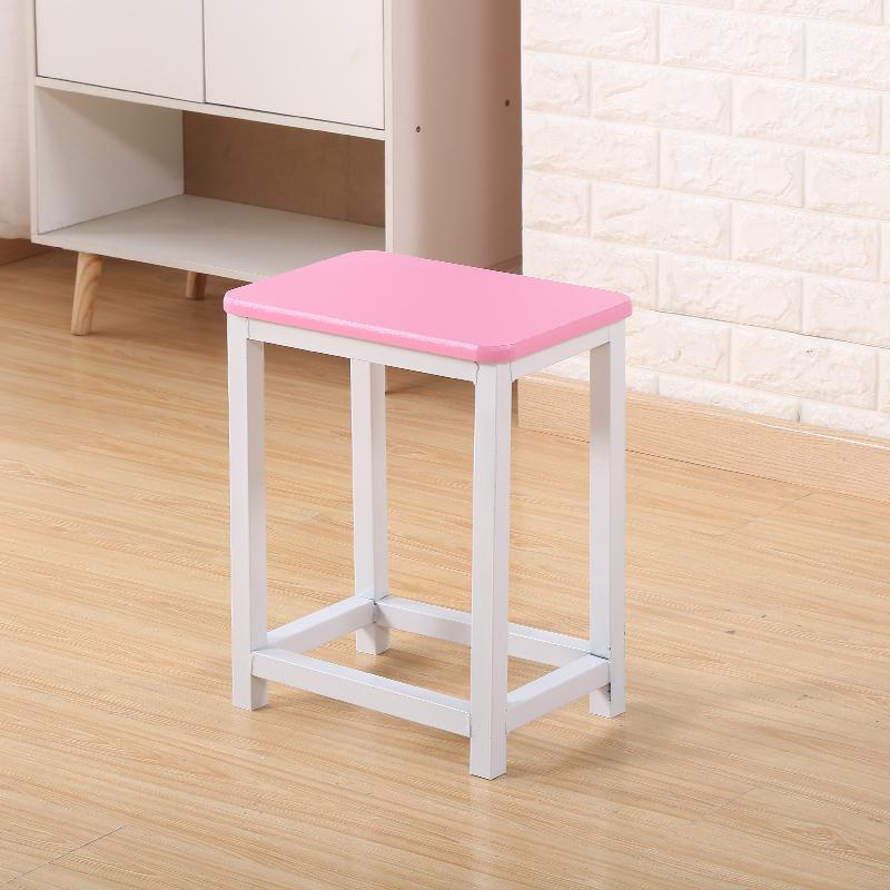 Taburetes de silla gruesa para estudiantes adultos taburetes altos para reuniones de dormitorio capacitación taburetes de comedor taburetes de color simple
