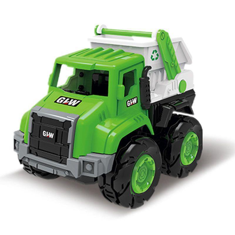 Juguetes de ingeniería de aleación transfronteriza para niños mezcladores resistentes a la caída para niños excavadoras modelo de inercia