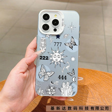 ins风苹果15/16手机壳iPhone11/12/13/14promax艺术感xs/xr/xsmax