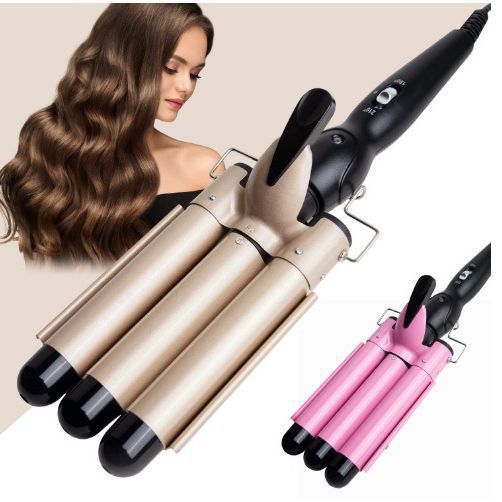 クロスボーダーのオムライスの棒の泡の顔の3管のヘアアイロンのアイデアの水の波紋の小さいヘアアイロンの大きい巻きのヘアアイロンのクランプ|undefined