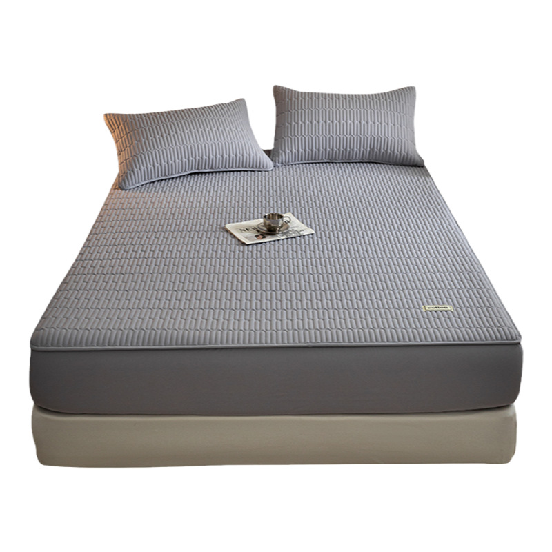 Sombrilla de cama de algodón de una sola pieza de algodón acolchado acolchado Simmons protector funda de cama de algodón 2024 nuevo estilo Four Seasons Universal