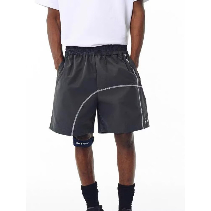American New Style Hasselblad Line Contrasting Sports Casual Pants for Men and Women Summer Outdoor Elastic Loose Straight Functional Shorts American New Style Hasselblad Line Contrasting Sports Casual Pants for Men and Women Summer Outdoor Elastic Loose Straight Functional Shorts