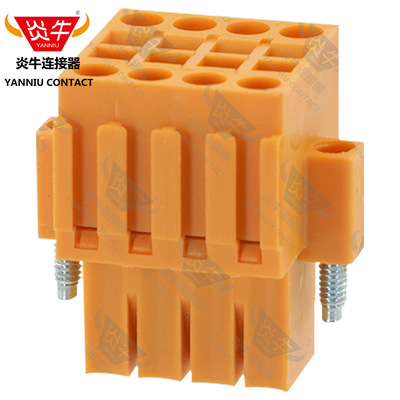 3.5mm炎牛魏德米勒款双层弹簧PCB接线端子YN2EDGKEM/KF/B2L 3.50