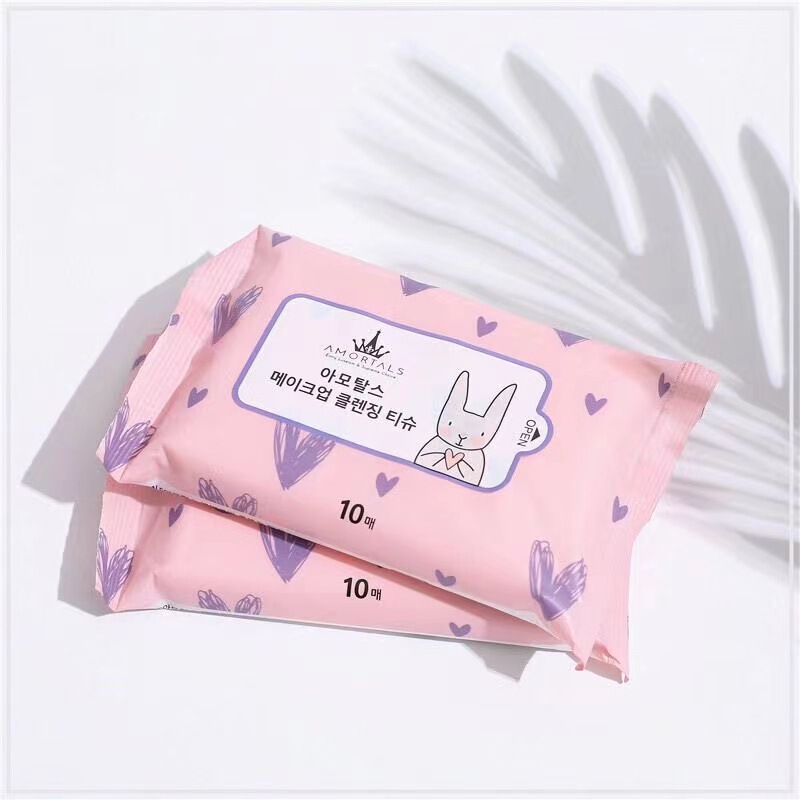 Ermutao Makeup Remover Wipes for Women, Deep Cleansing, Disposable, Portable, Gentle Makeup Remover Wipes, 10 Pieces Ermutao Makeup Remover Wipes for Women, Deep Cleansing, Disposable, Portable, Gentle Makeup Remover Wipes, 10 Pieces