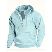 S 24991 Half-zip Hooded Sweatshirt ��������ñ���¿羳��