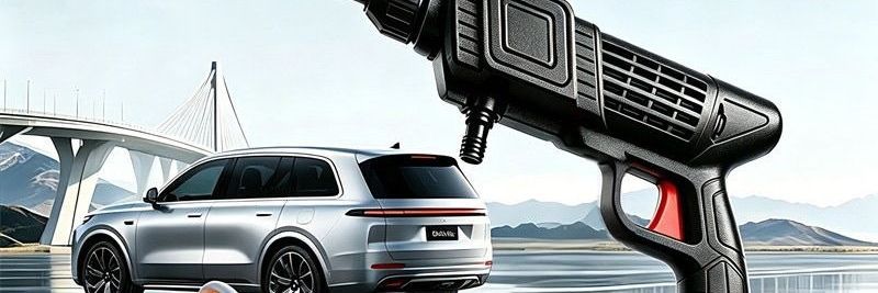 21V Car Washing Machine, Wireless Lithium Battery, Powerful Household Rechargeable Portable High-Pressure Water Gun